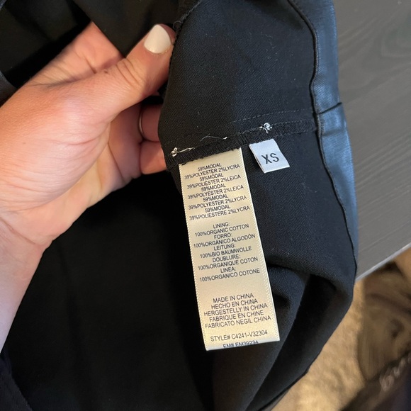 Cloth & Stone Coated Notch Collar Button Front Blazer NEW - Picture 7 of 9